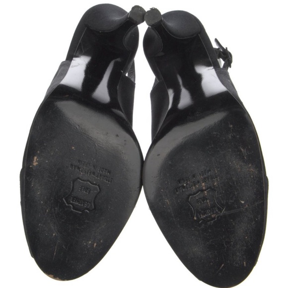 Stewart Weitzman Satin Cutout Accent Slingback Pumps
Size: 8 - Picture 5 of 6